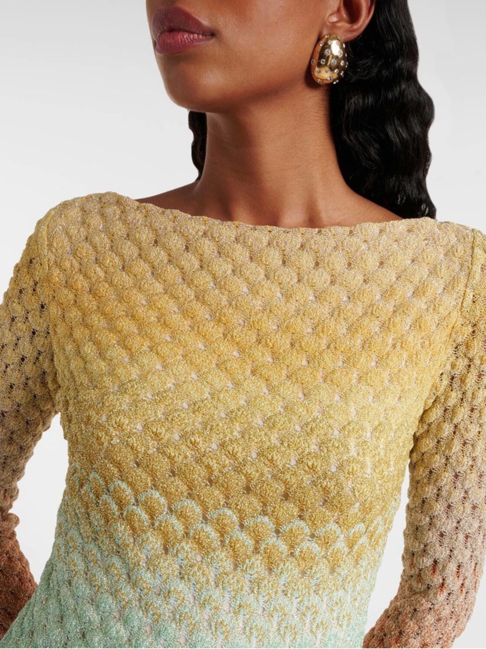 Missoni metallic ombré knit mini dress - Picture 2 of 8